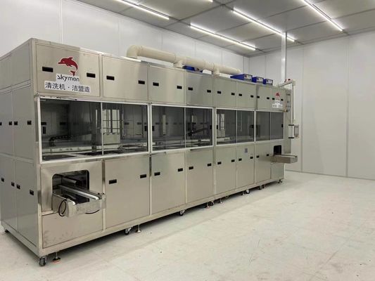 Three Chamber Automatic Ultrasonic Cleaning Machine