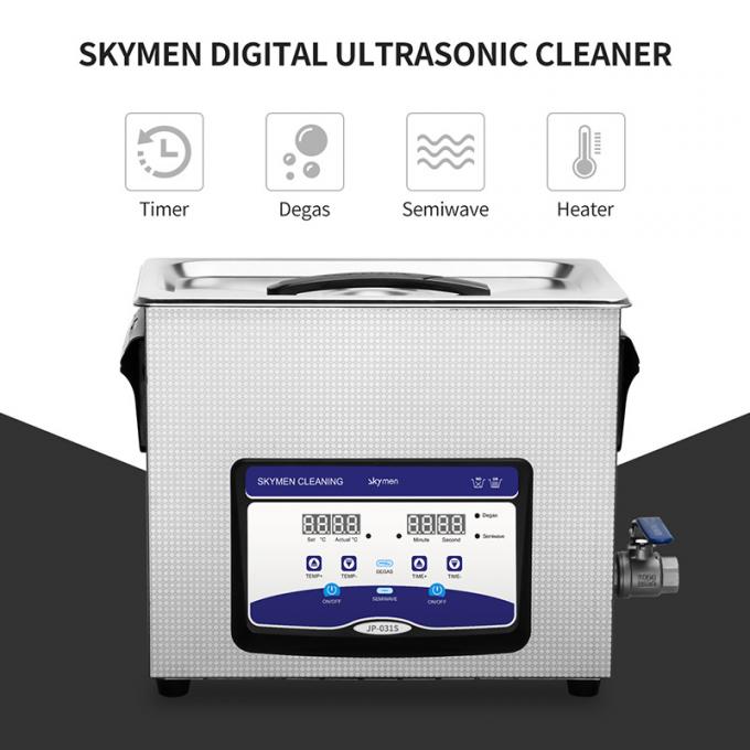Skymen JP-031S Ultrasonic Cleaning Equipment 180W ROHS 6.5L SUS304