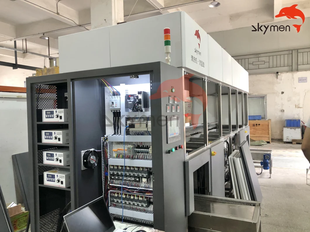 PLC Control Automated Ultrasonic Cleaner LED Display With Robotic Arm 1